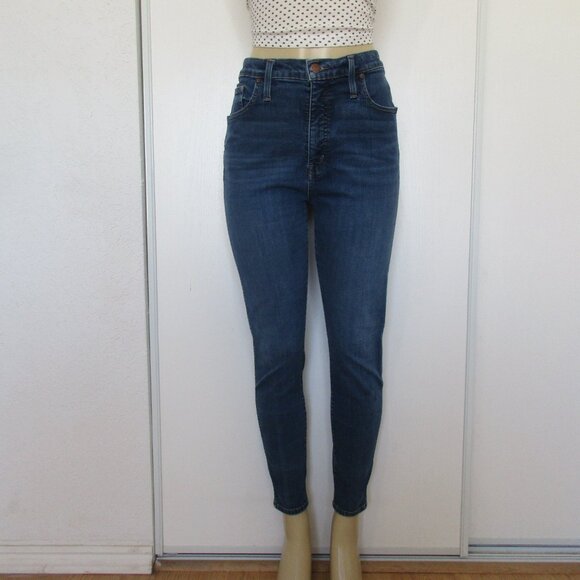 MADEWELL Jeans 10" High Rise Skinny Denim Size 31 - Picture 2 of 13